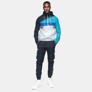 Ensemble survêtement Nike Club Fleece Enfant - Bleu Marine/Blanc –  Footkorner